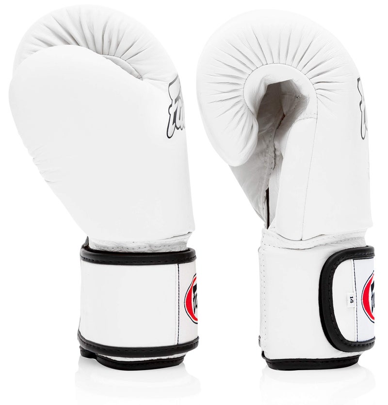 Fairtex BGV1 Muay Thai Boxing Training Sparring Gloves for Men, Women, Kids| Premium Quality, Light Weight & Shock Absorbent 16 oz Boxing Gloves -White - Image 4