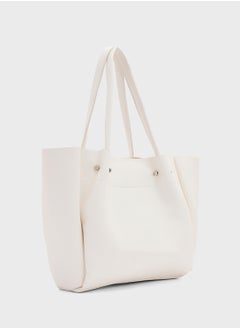 ELLA 2 In 1 Minimalist Tote Bag With Pouch  - Image 4