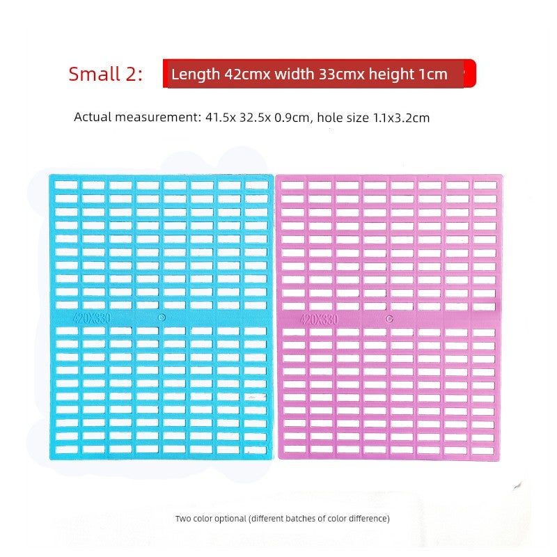 Dog cage mat Plastic floor mat Grid leaking board Pet cage mat Cat dog rabbit anti-slip mat Pad insulation - Image 4