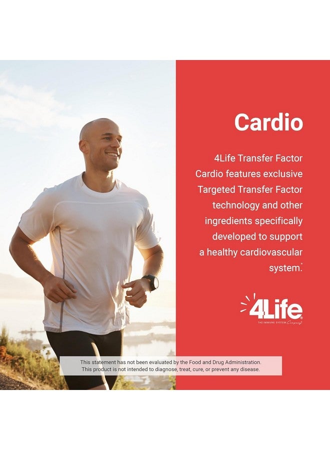 4لايف 4Life Transfer Factor Cardio - مكمل غذائي لدعم النظام المستهدف مع الجنكة بيلوبا والثوم والأرز الخميرة الحمراء والريسفيراترول - 90 كبسولة - Image 5