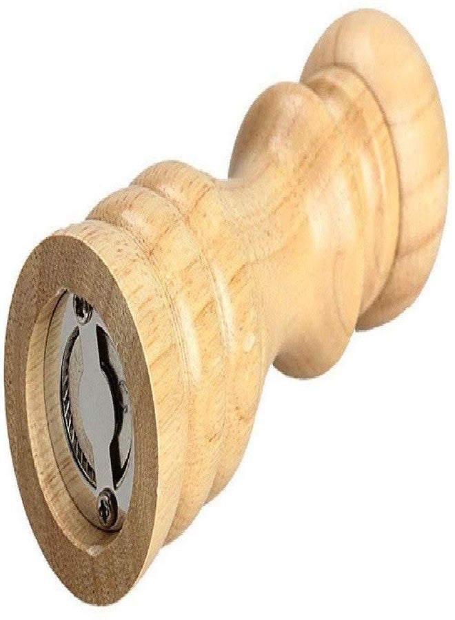 PRISO Wooden Pepper Mill Fine Grinding with Adjustable Stainless Steel Mechanism Wood Pepper, Mixer, Manual Shaker, Spice Storage with Crusher, Mill with Adjustable Setting Kitchen Tools Use. - Image 1