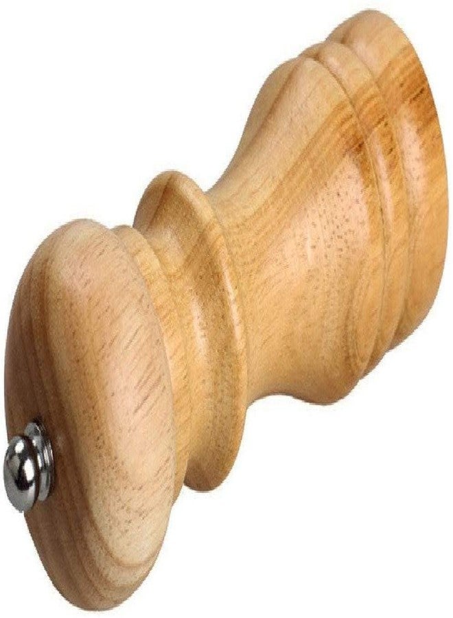 PRISO Wooden Pepper Mill Fine Grinding with Adjustable Stainless Steel Mechanism Wood Pepper, Mixer, Manual Shaker, Spice Storage with Crusher, Mill with Adjustable Setting Kitchen Tools Use. - Image 4