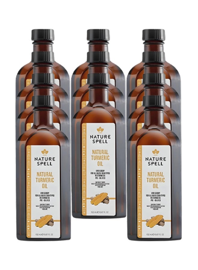 نايتشر سبيل 11 قطع زيت الكركم الطبيعي للعناية بالشعر والجسم مناسب لجميع أنواع البشرة أصلي 150 مل - Image 1