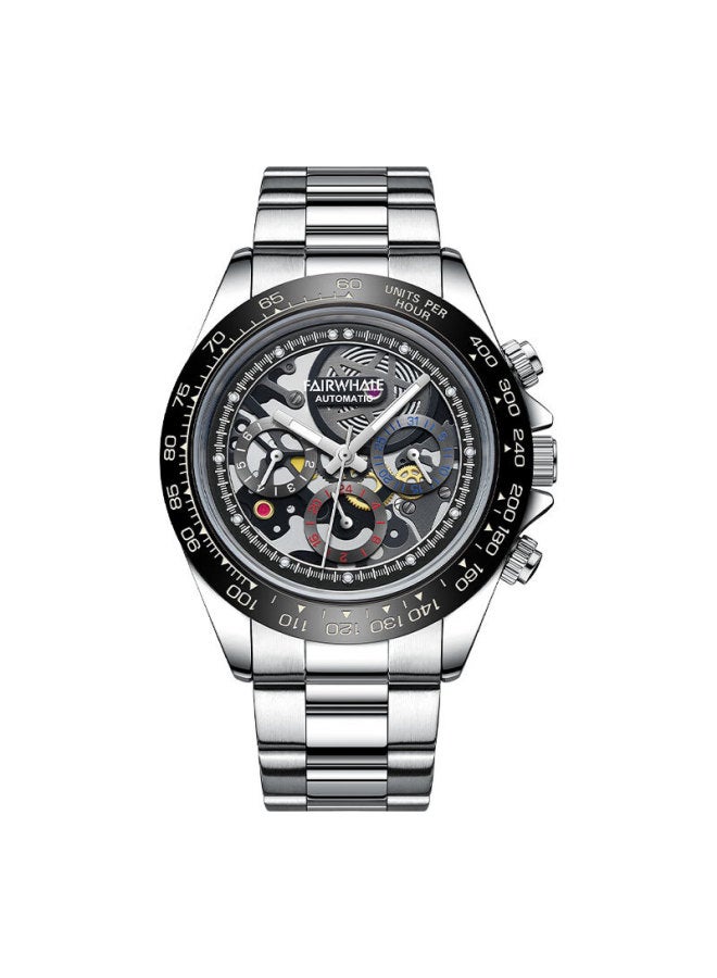 Mark Fairwhale Men's Automatic Mechanical Watch Top Ten National Brands Hollow Luminous Birthday Gift For Boyfriend 6970 - Image 1
