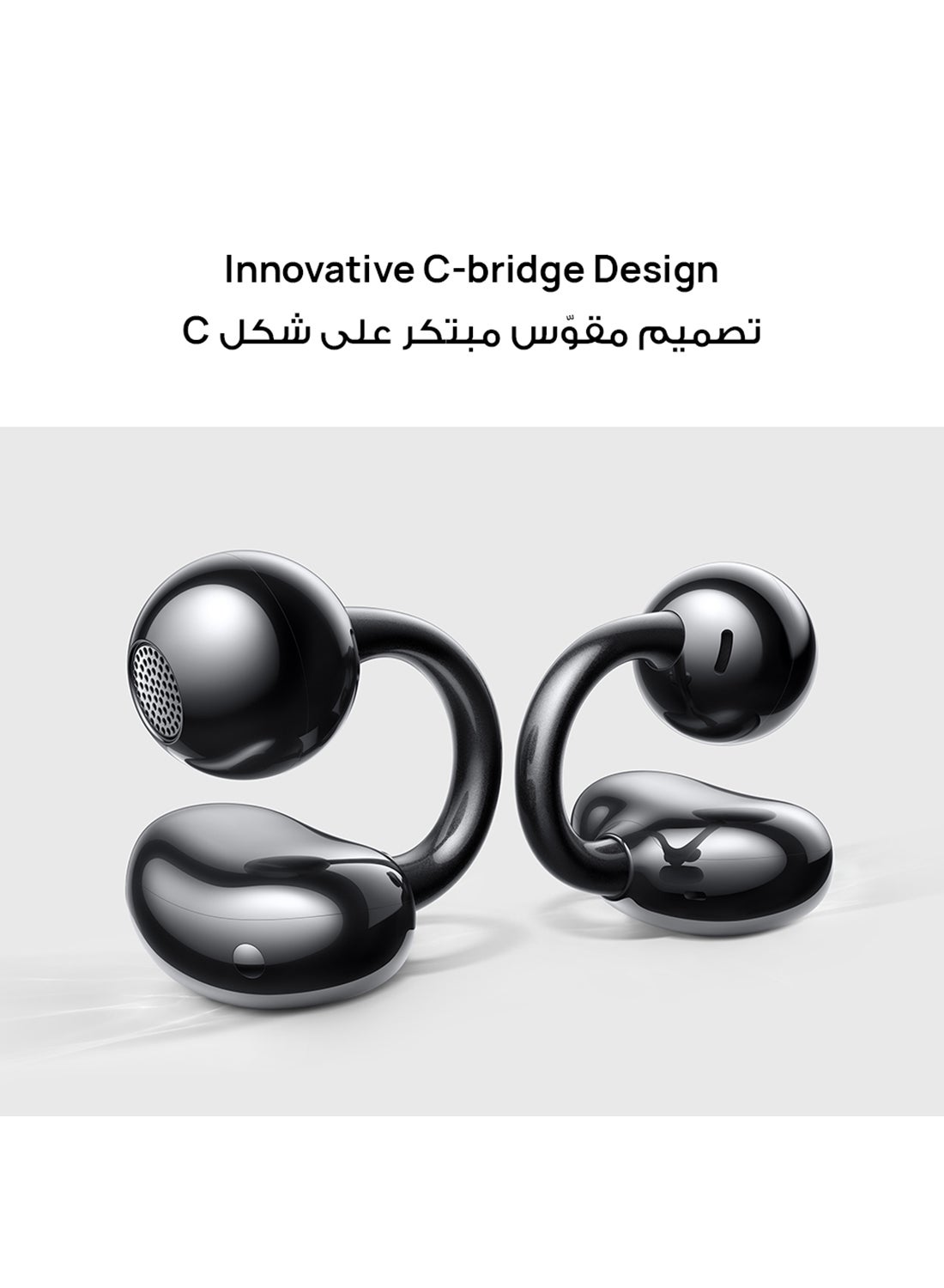 Huawei FreeClip Wireless Open-Ear Earbuds - Black