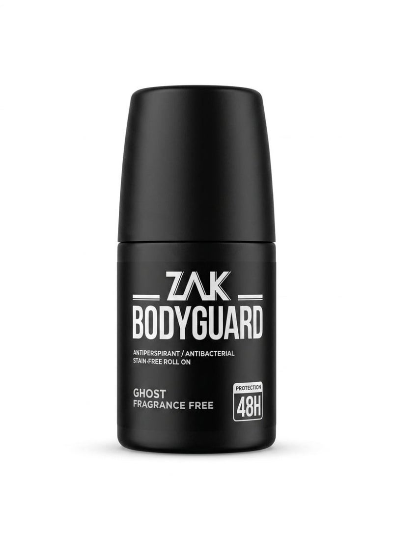 Zak Body Guard Deodorant Roll On Ghost Fragrance Free 50 Ml (Packaging may vary) - Image 1