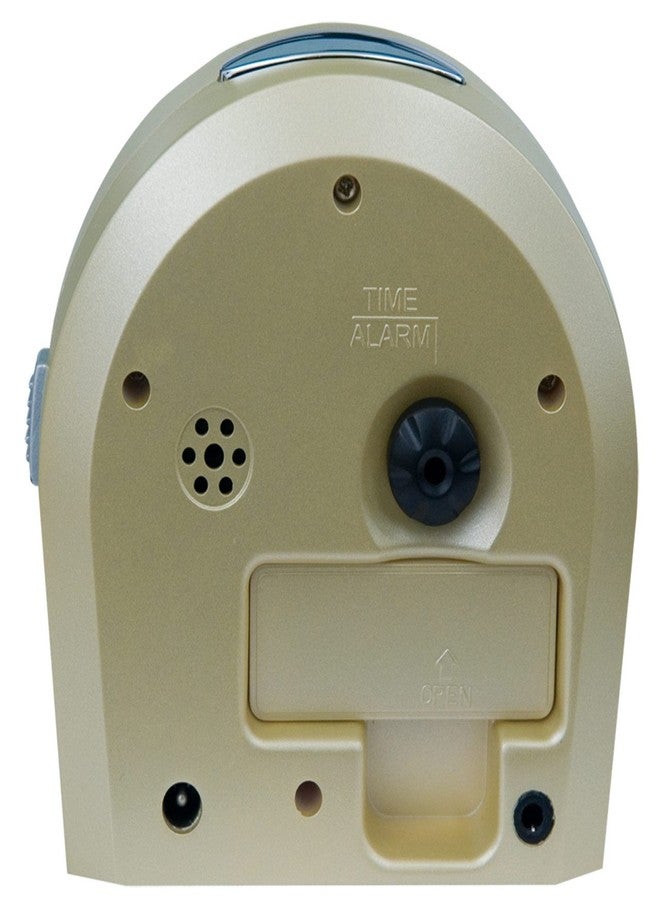 Reizen Braille Quartz Alarm Clock with Vibrating Option, Glow-in-the-Dark Hands, Tactile Dial, Large Buttons - Image 3