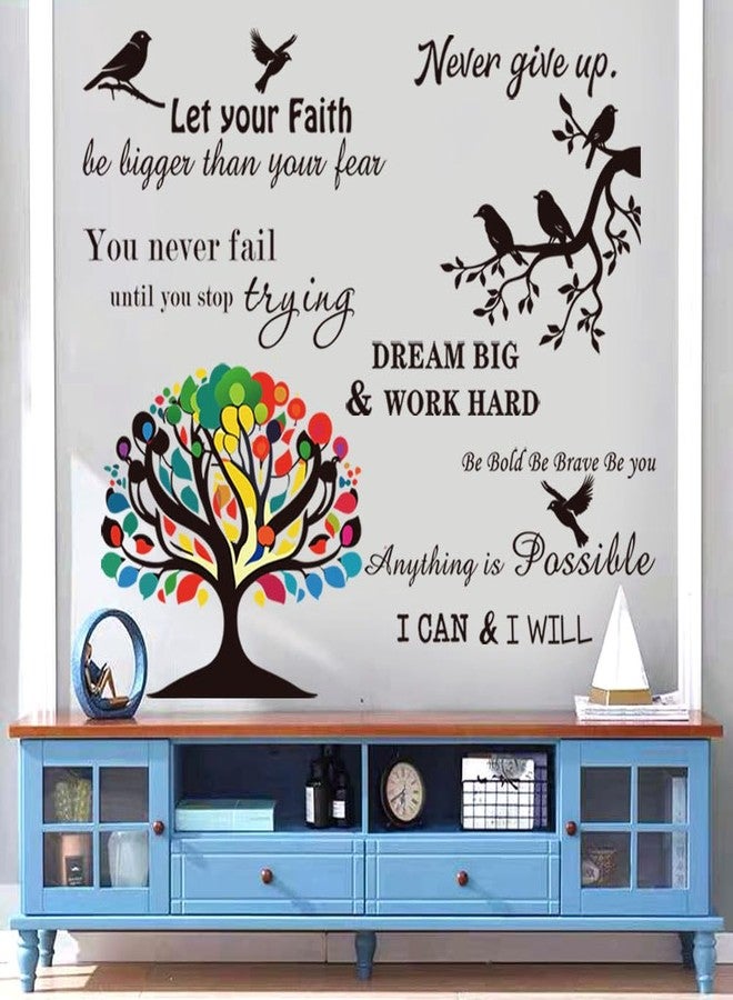 Datesno Vinyl Wall Stickers Inspirational Saying Wall Decals Motivational Quote Stickers Peel and Stick Positive Wall Stickers Quotes Wall Decor for Living Room Bedroom Office School Dorm Home Décor. - Image 5