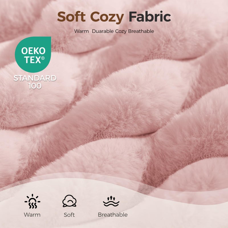 DOPEDIO Orthopedic Dog Bed for Large Dog, Waterproof Pet Bed,Non-Slip Bottom and Egg-Crate Foam with Removable Washable Cover Crate Bed,Pink,36"x27"x3" - Image 2