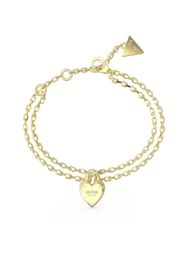 جس Mini Heart Lock Bracelet