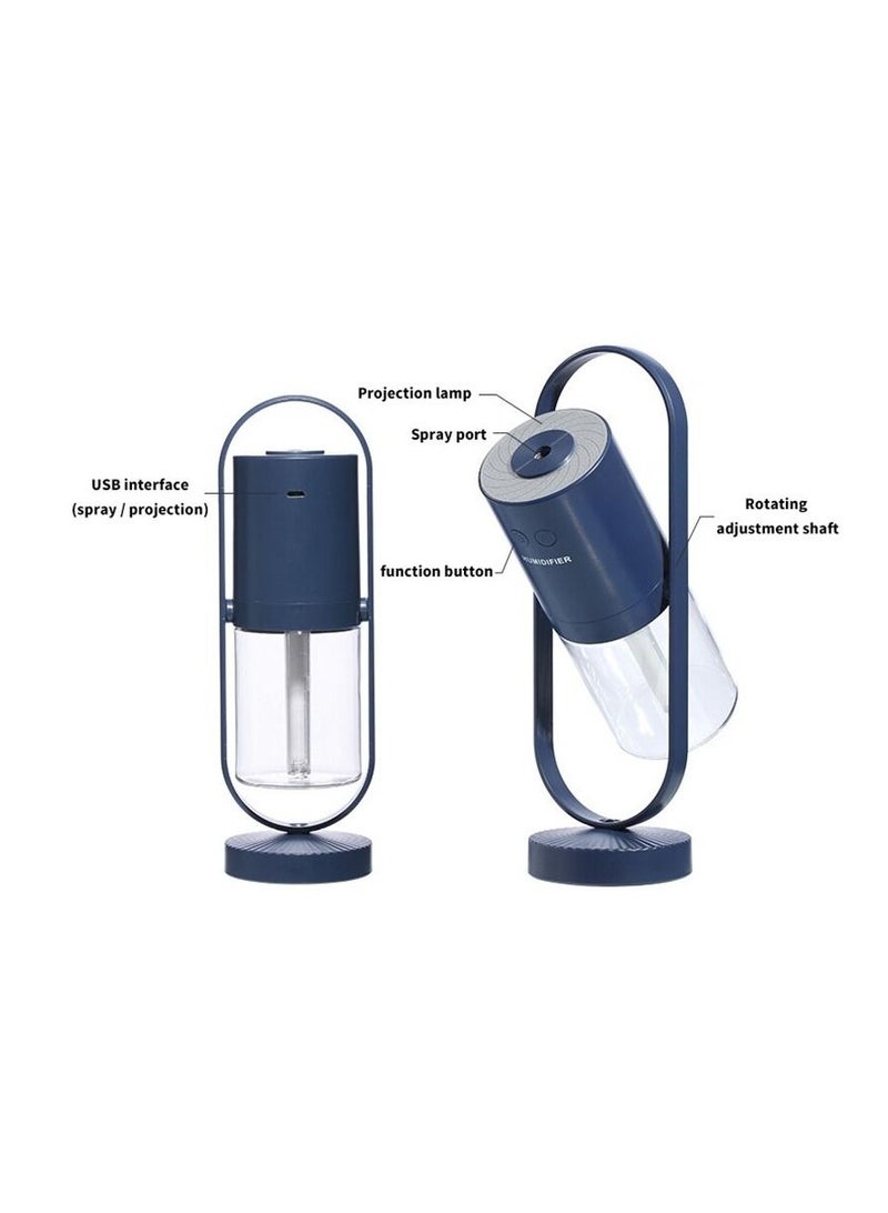 AS SEEN ON TV Magic Shadow Desktop Office Home Car Mini Portable Humidifier Blue  - Image 1