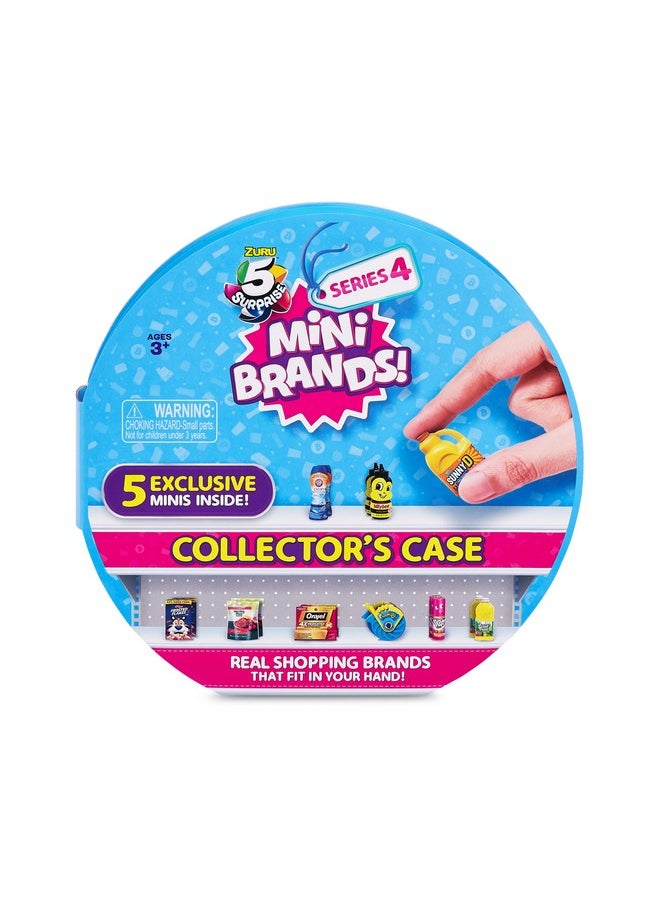 5 سبرايز مجموعة Mini Brands Collector'S Case Series 4 - 30 Mini'S مع 5 Mini'S Mystery Real Brands Miniature Collectibles من Zuru  - Image 2