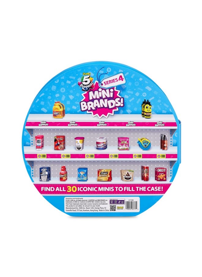 5 سبرايز مجموعة Mini Brands Collector'S Case Series 4 - 30 Mini'S مع 5 Mini'S Mystery Real Brands Miniature Collectibles من Zuru  - Image 3