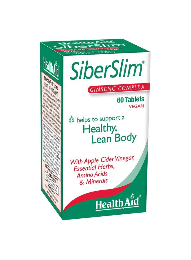 HealthAid SiberSlim 60 Vegan Tablets - Image 1