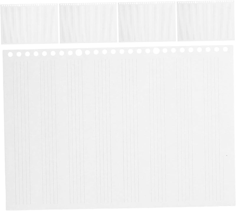 UPKOCH 2 Books Manuscript Paper: 10x7 Blank Music Paper Refill Sheets Loose-Leaf - Lined Filler Sheet for Musicians and Students Songwriting - Image 1