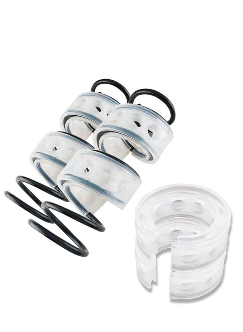 2Pcs Universal Car Shock Absorber Spring Bumper Power Auto Buffers B Type Spring Bumpers Rubber B Type - Image 1