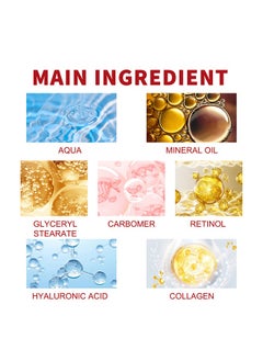 OUHOE Retinol Collagen Complex Day & Night Cream, Anti Aging Cream With Hyaluronic Acid And Collagen, Wrinkle Removal Skin Firming Cream 30g  - Image 2