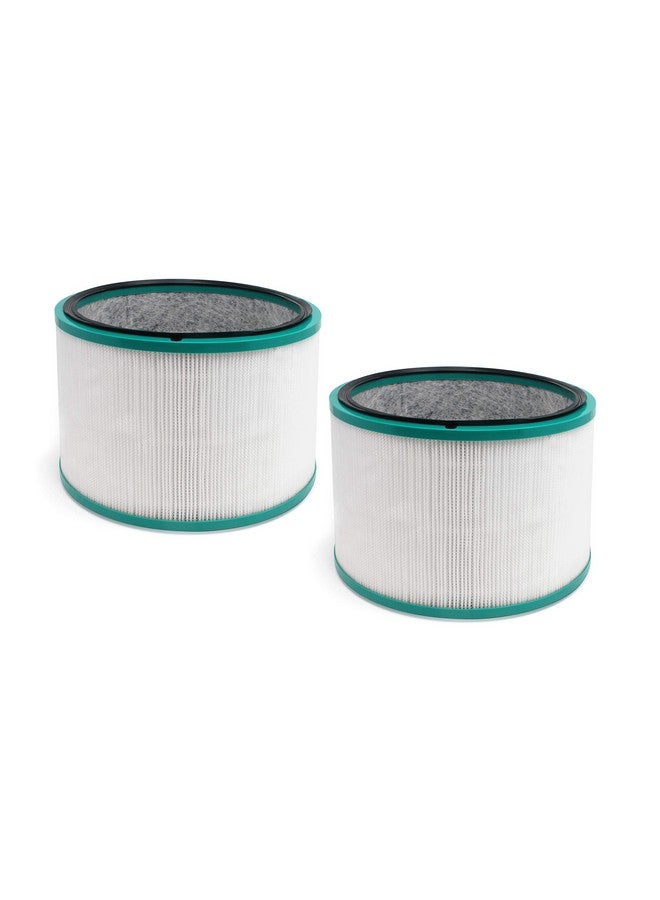 Fette Filter Fette Filter - 968125-03 Premium H13 True Hepa 360° Glass Filter Compatible with Dyson HP01 HP02 DP01 DP02 for Dyson Pure Hot Cool Link Desk Air Purifying Sytem Part # 968125-03 96812503 (2-Pack)  - Image 1