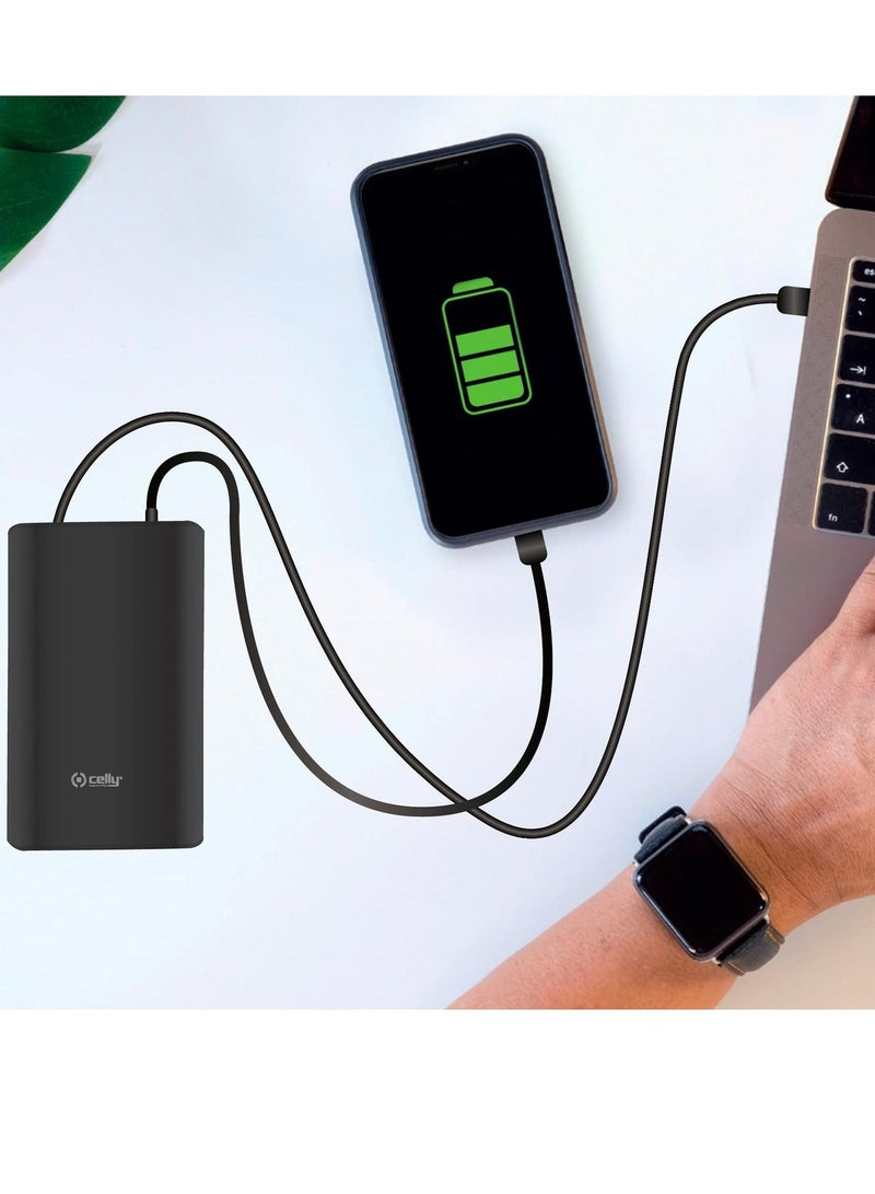 سيلي Power Bank PD 45W 15000 Mah [PRO POWER], USB-C Power  Ideal for Laptops,,Tablets & SmartPhones - Image 3