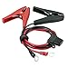 YCIND Battery Alligator Clips Clamp Clipon to Ring 38 Ring Eyelet Terminal Boost Cable Heavy Duty 30A Fuse 12V24V 12AWG Cord 3Ft - Image 2