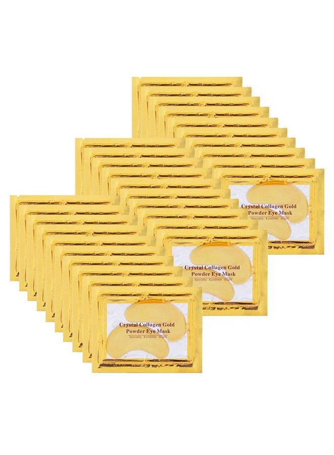 NIYET 30 Pairs Under Eye Collagen Patches, Gold Moisturizing Under Eye Mask, Under Eye Gel Pads for dark circles and puffiness - Image 1