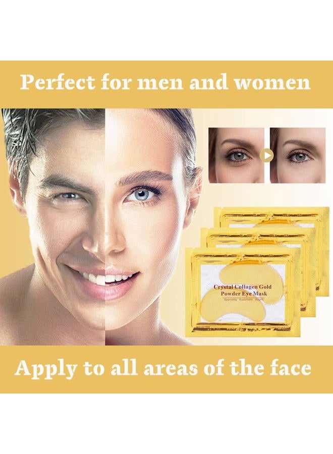 NIYET 30 Pairs Under Eye Collagen Patches, Gold Moisturizing Under Eye Mask, Under Eye Gel Pads for dark circles and puffiness - Image 5