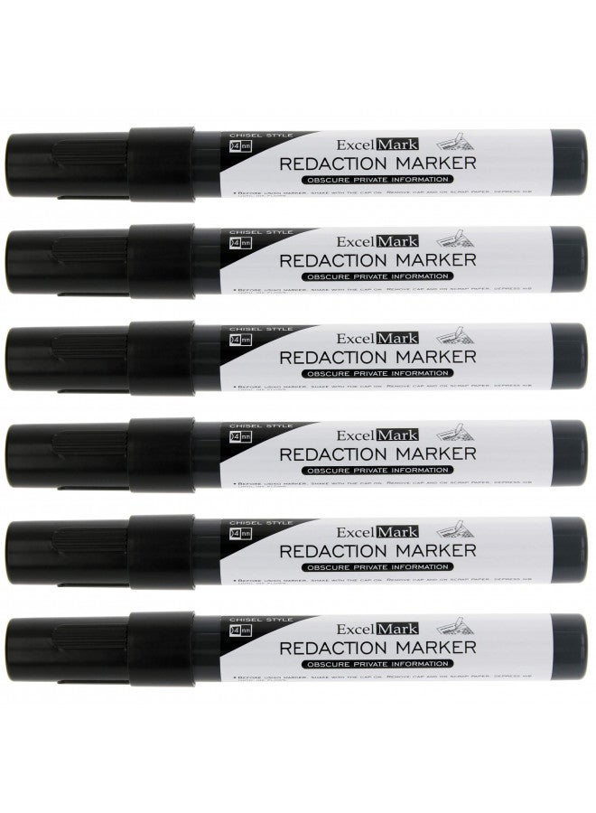ExcelMark Security Redaction Marker (6 pack) - Image 1