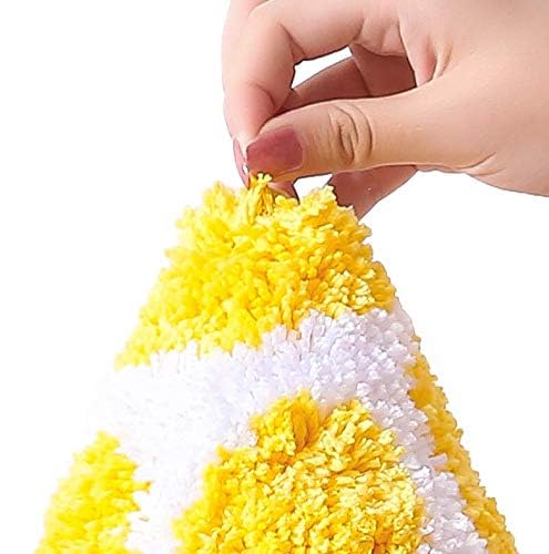 HYST Rainbow/Lemon Rug Carpet Water Absorption Non-Slip Bedroom Bathroom Door Mat (Lemon S) - Image 4