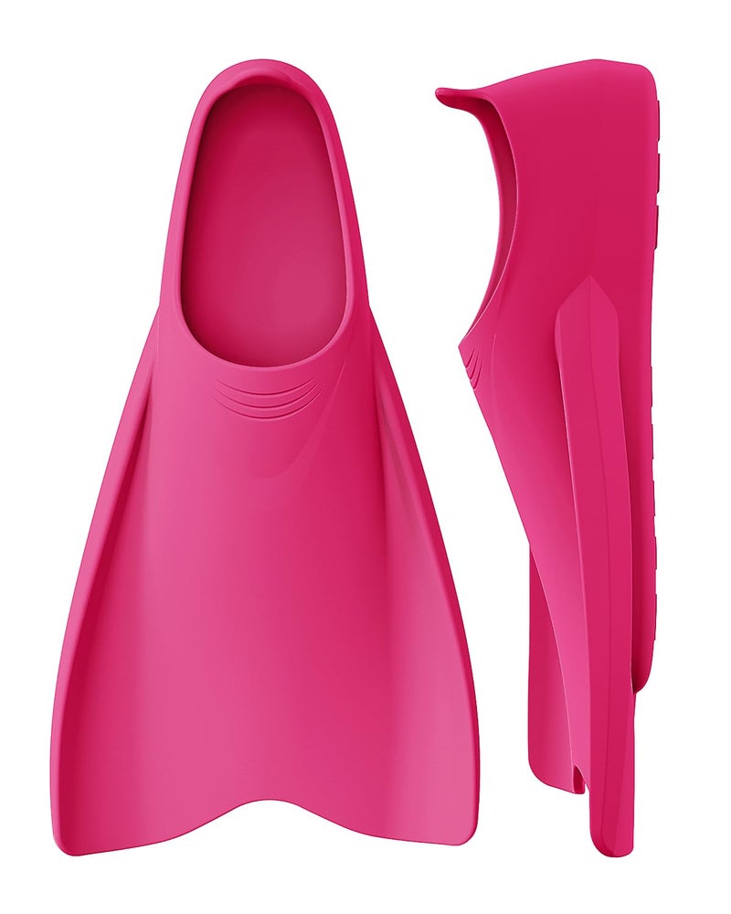 W WSTOO Streamlined Training Short Swimming Flippers in Silicone for Kids Adults Men and Women for Swimming Snorkeling and Diving - Image 1
