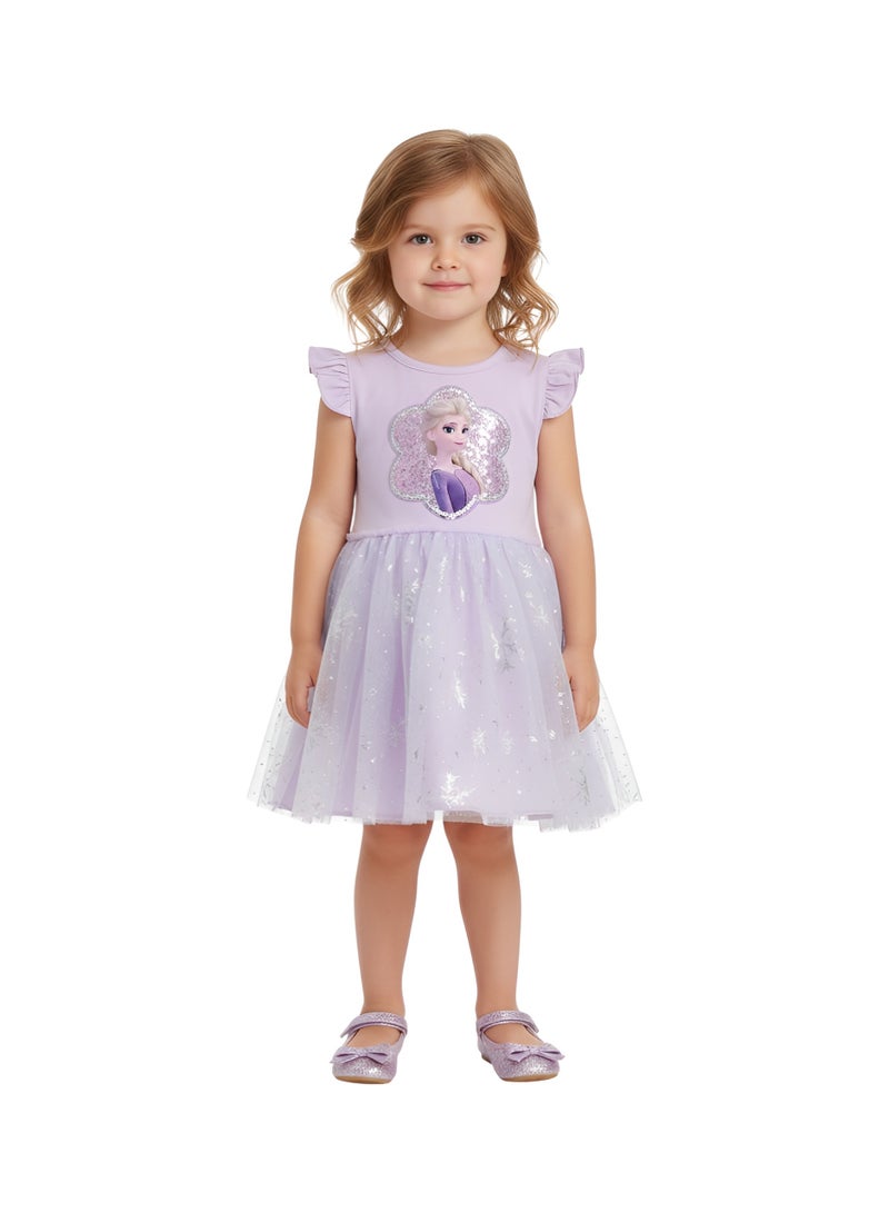 Bidani Elsa and Anna Purple Frost Dress - Image 1