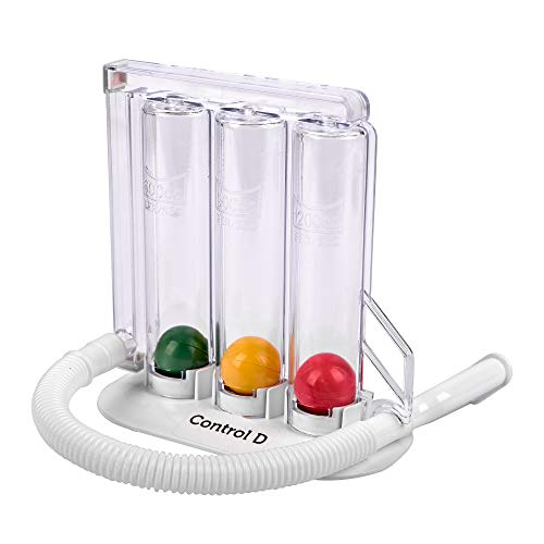 Control D Respirometer 3 Ball Lung Exerciser Respiratory Exerciser Spirometer - Image 3