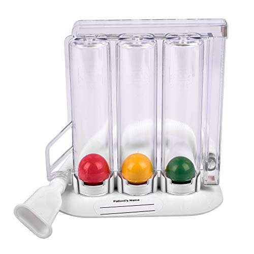 Control D Respirometer 3 Ball Lung Exerciser Respiratory Exerciser Spirometer - Image 4