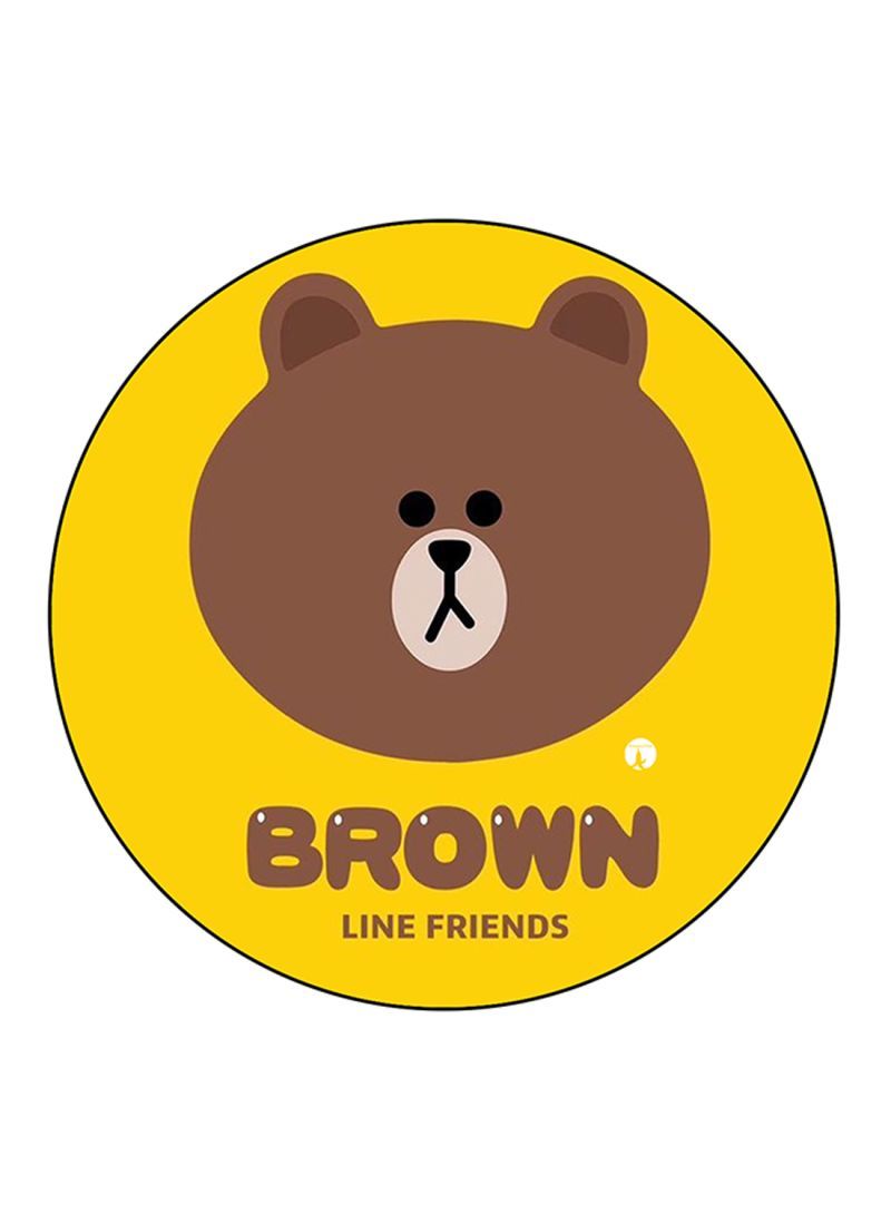 Bear Printed Mouse Pad Multicolour