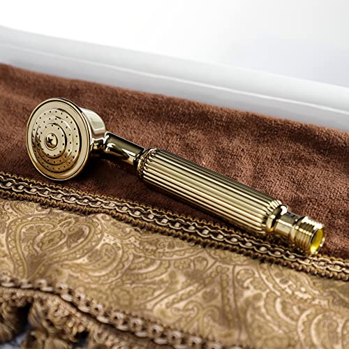 Kingston Brass كينغستون برأس دش يدوي قديم من النحاس K107A2، نحاس مصقول 6.88 x 2.06 x 1.75 - Image 2