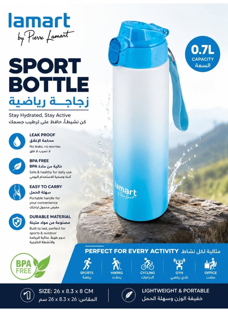 Lamart Sport Water Bottle 700 Ml Blue - Image 2