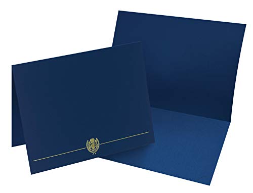 Great Papers! Navy Classic Crest Certificate Cover, 12"x 9.375", 5 Count (903115) - Image 2