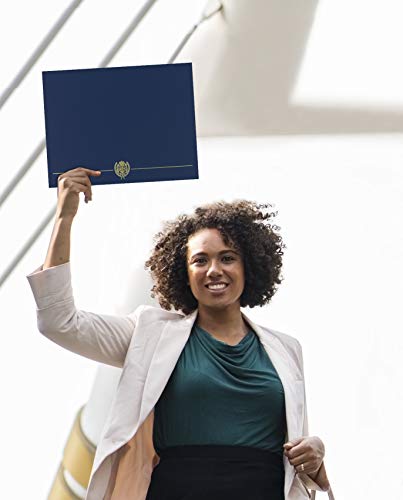 Great Papers! Navy Classic Crest Certificate Cover, 12"x 9.375", 5 Count (903115) - Image 4