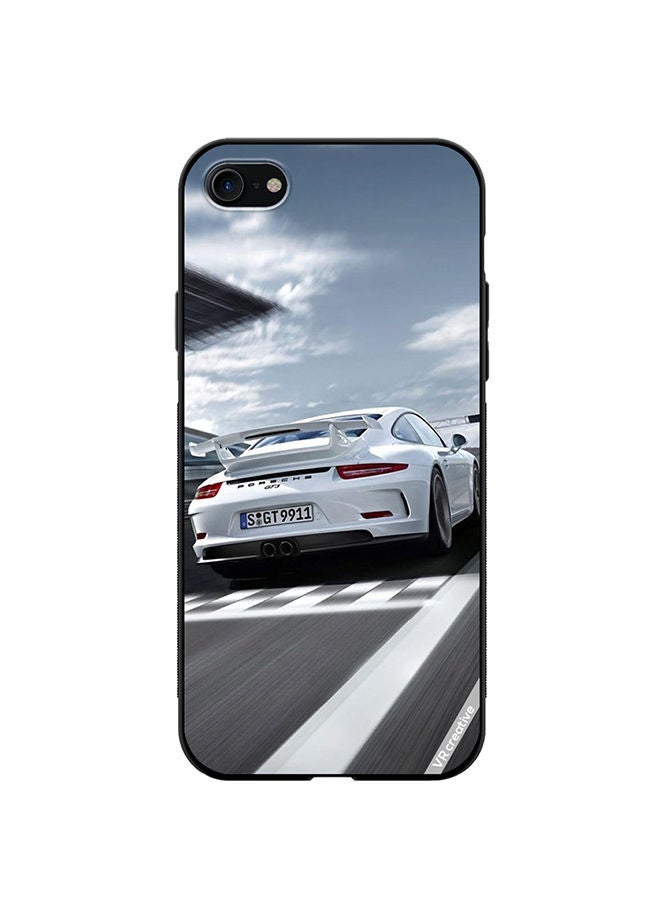 VR CREATIVE Protective Case Cover For Apple iPhone SE (2022) Porsche 911 Design Multicolour - Image 1