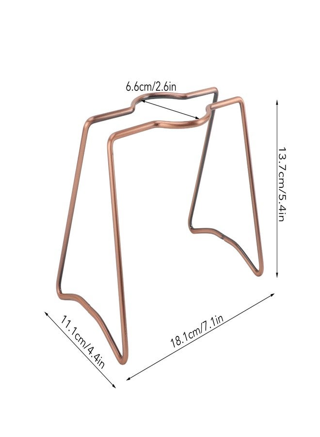 Heayzoki Coffee Dripper Stand, Pour Over Coffee Dripper Stand, Iron Filter Holder Rack Drip Coffee Brewing Stand for Home Cafe Office - Image 2