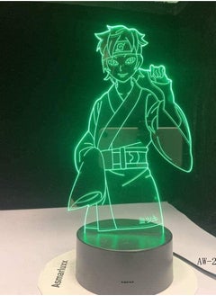 althiqahkey 3D Illusion lamp 3D led lamp Moon Lighting Anime Naruto Shape Touch Button Desk Lamp for Bedroom Lighting 3D Led USB Home Decorative Night Lights  - Image 4