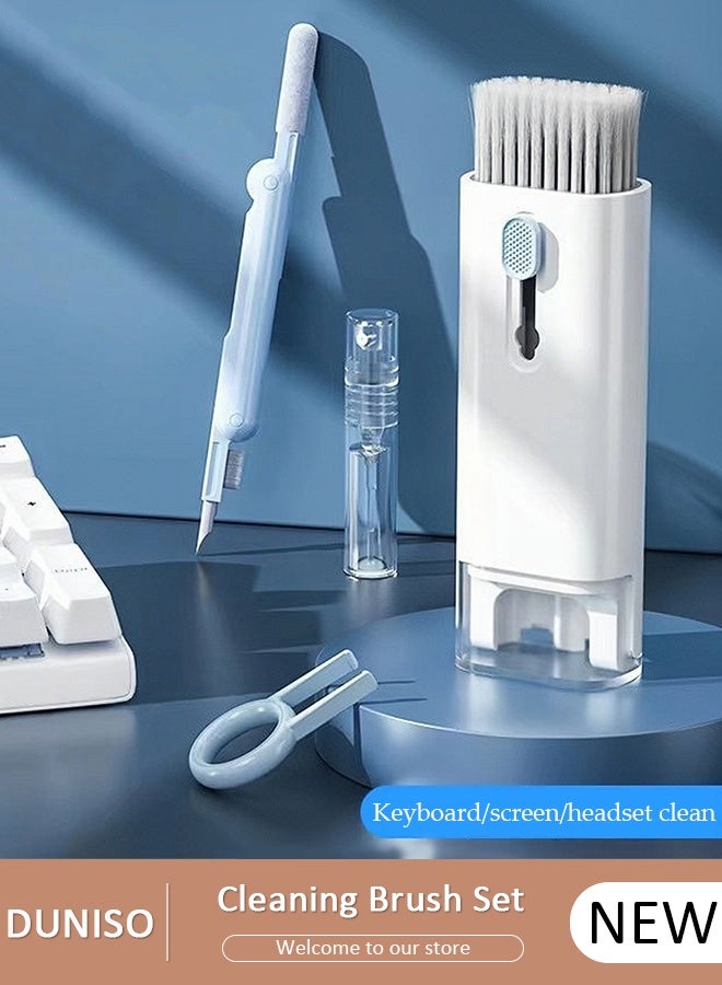 DUNISO 7in1 Electronics Cleaner Kit Keyboard Brush, Airpod Cleaning Tool, Phone Screen Cleaner for Computers, MacBooks, Laptops, Airpods Pro, Headphones - Image 1