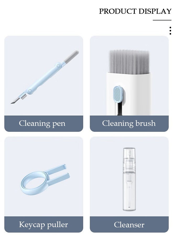 DUNISO 7in1 Electronics Cleaner Kit Keyboard Brush, Airpod Cleaning Tool, Phone Screen Cleaner for Computers, MacBooks, Laptops, Airpods Pro, Headphones - Image 3
