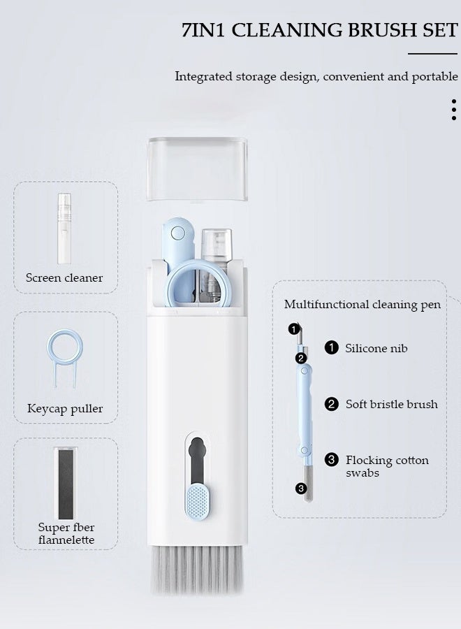 DUNISO 7in1 Electronics Cleaner Kit Keyboard Brush, Airpod Cleaning Tool, Phone Screen Cleaner for Computers, MacBooks, Laptops, Airpods Pro, Headphones - Image 4