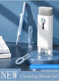 DUNISO 7in1 Electronics Cleaner Kit Keyboard Brush, Airpod Cleaning Tool, Phone Screen Cleaner for Computers, MacBooks, Laptops, Airpods Pro, Headphones  - Image 1