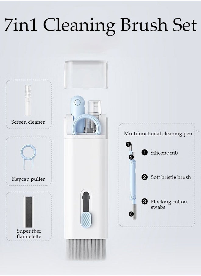DUNISO - 7in1 Electronics Cleaner Kit Keyboard Brush, Airpod Cleaning Tool, Phone Screen Cleaner for Computers, MacBooks, Laptops, Airpods Pro, Headphones - Image 1