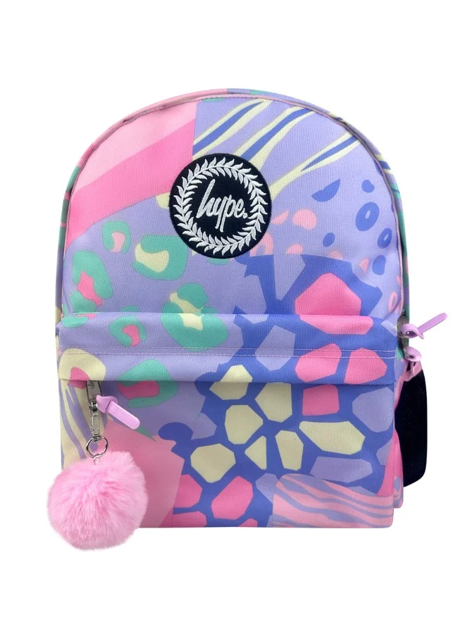 JUST HYPE Iconic Backpack - Multi Pastel Prints