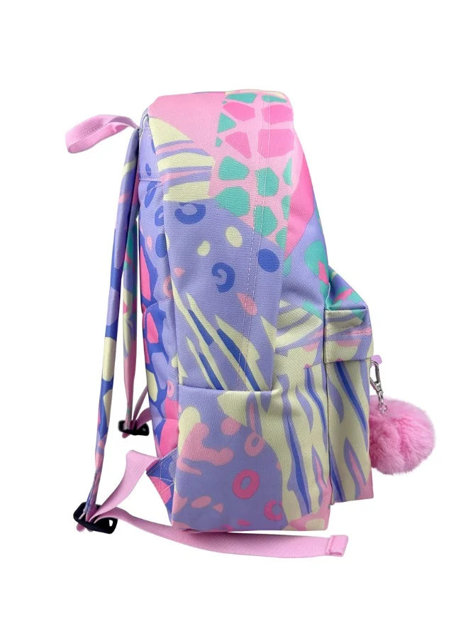 JUST HYPE Iconic Backpack - Multi Pastel Prints