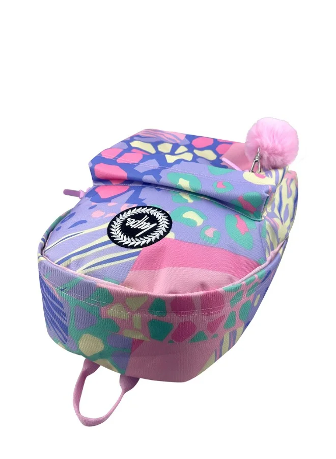 JUST HYPE Iconic Backpack - Multi Pastel Prints