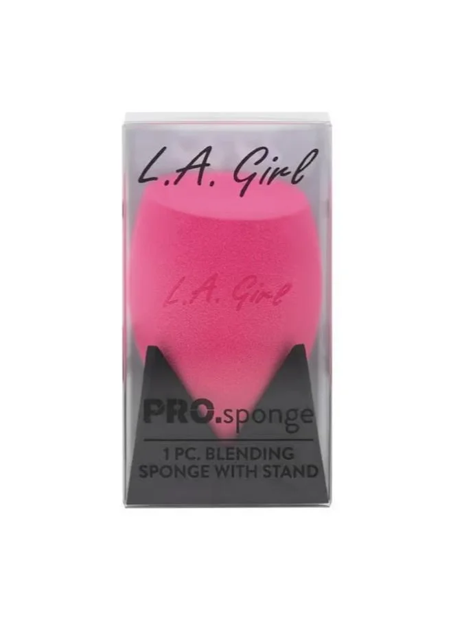 لا جيرل Pro Brushes  1Pc Angled Blending Sponge With Stand