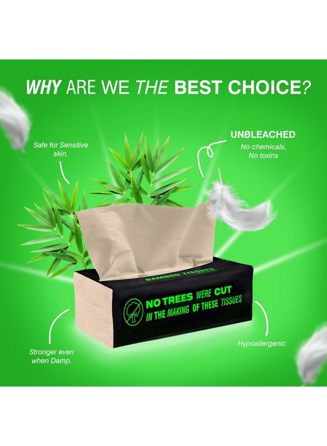 BECO Bamboo Super Soft Facial Tissue 200 Pulls (Pack Of 3), 600 Pulls 2 Ply 100% Natural And Ecofriendly - Image 3